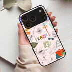 Travelogue Treasures Glass Case Cover For iPhone 17 Pro