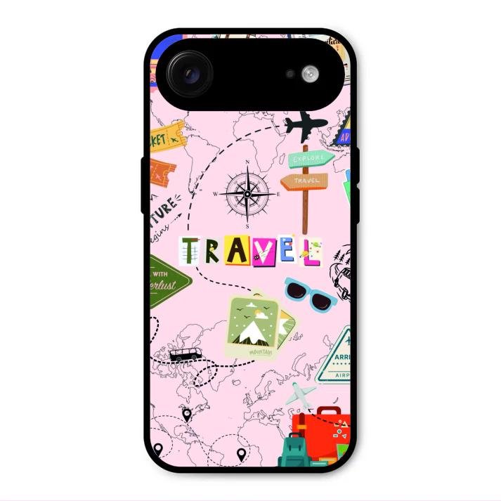 Travelogue Treasures Glass Case Cover For iPhone Air
