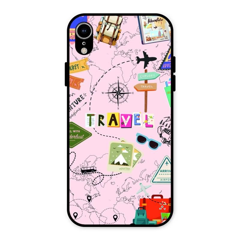 Travelogue Treasures Glass Case Cover For iPhone XR