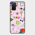Travelogue Treasures Glass Case Cover For Iqoo 3 5G