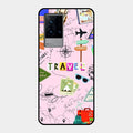 Travelogue Treasures Glass Case Cover For Iqoo 9 5G