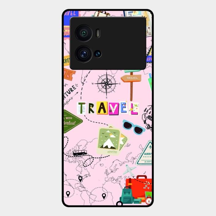 Travelogue Treasures Glass Case Cover For Iqoo 9 Pro 5G