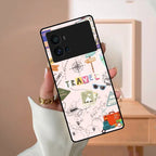 Travelogue Treasures Glass Case Cover For Vivo - ShopOnCliQ