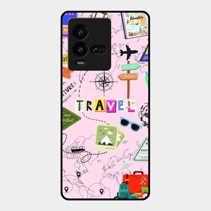 Travelogue Treasures Glass Case Cover For Iqoo 9T 5G