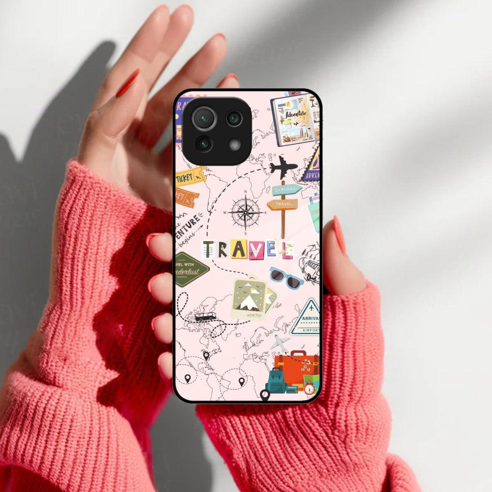 Travelogue Treasures Glass Case Cover For Redmi/Xiaomi - ShopOnCliQ
