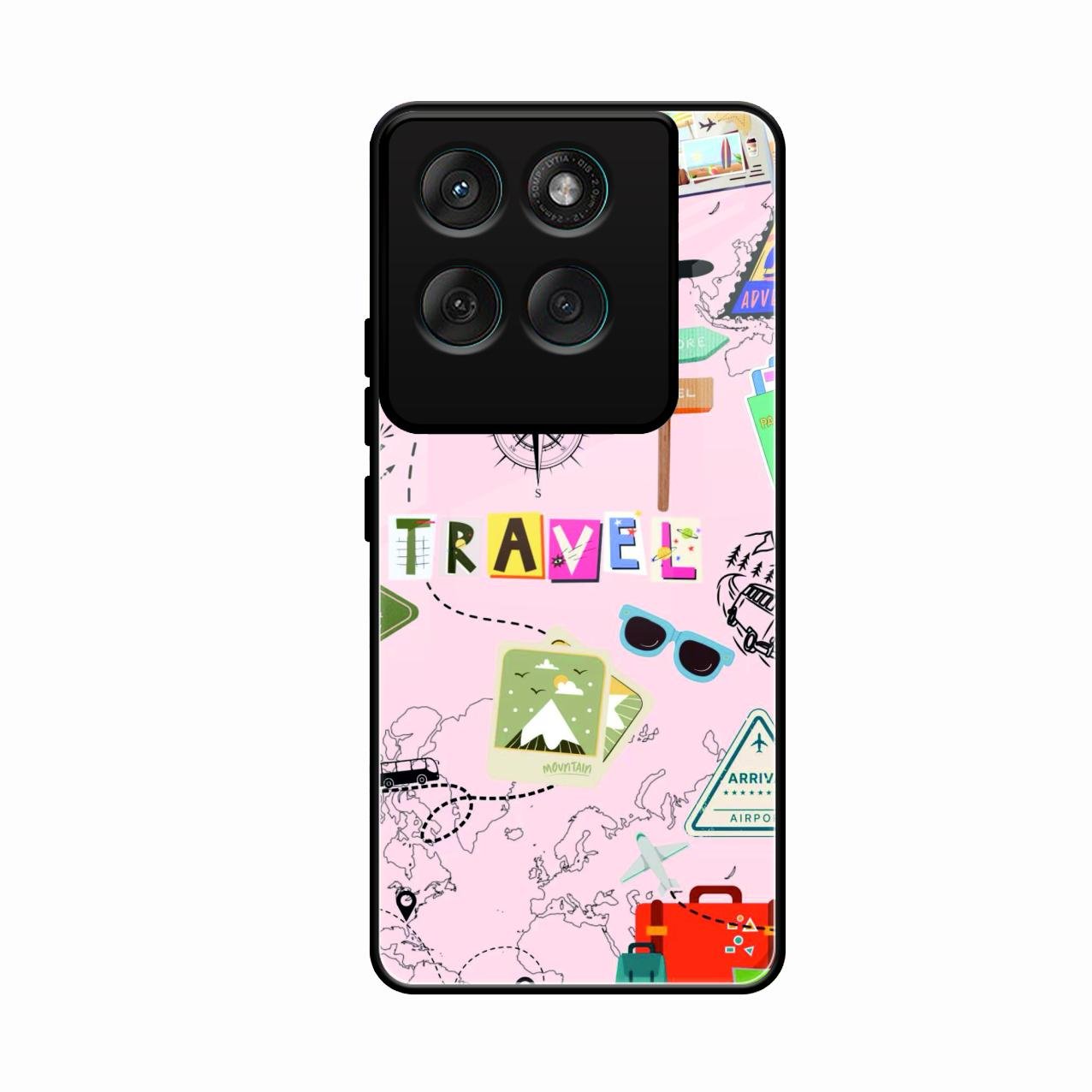 Travelogue Treasures Glass Case Cover For Motorola Edge 60 Pro 5G