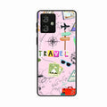 Travelogue Treasures Glass Case Cover For Motorola G54 5G