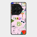 Travelogue Treasures Glass Case Cover For Oneplus 12 5G