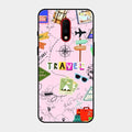 Travelogue Treasures Glass Case Cover For Oneplus 7