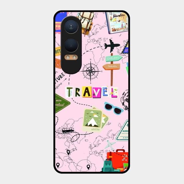 Travelogue Treasures Glass Case Cover For Oneplus Nord Ce 4 Lite 5G