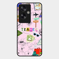 Travelogue Treasures Glass Case Cover For Oppo A79 5G