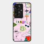 Travelogue Treasures Glass Case Cover For Oppo F25 Pro 5G