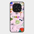 Travelogue Treasures Glass Case Cover For Oppo F29 5G