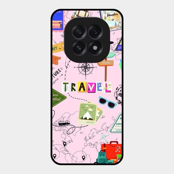 Travelogue Treasures Glass Case Cover For Oppo F29 5G