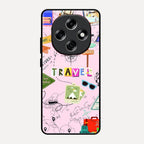Travelogue Treasures Glass Case Cover For Oppo F31 Pro 5G