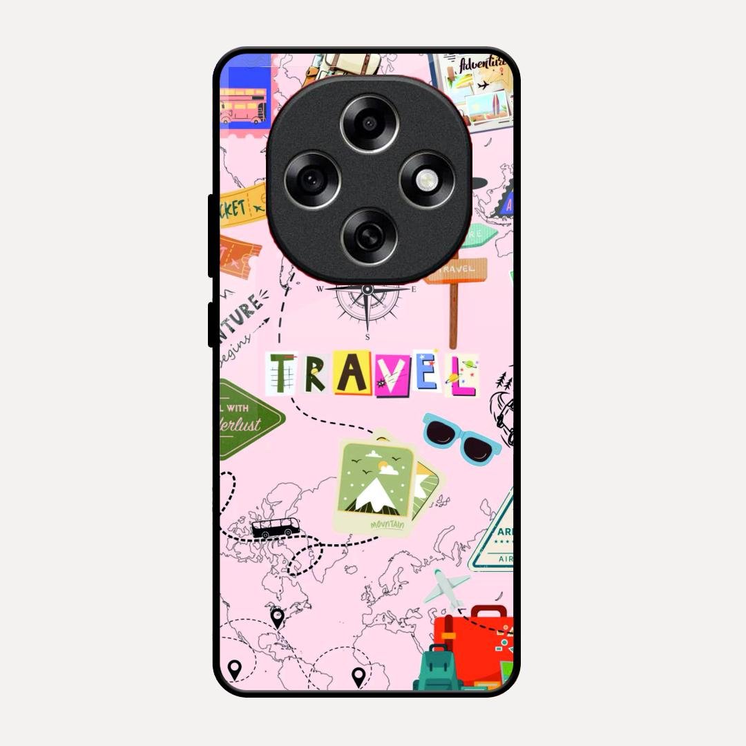 Travelogue Treasures Glass Case Cover For Oppo F31 Pro 5G