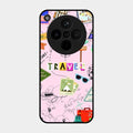 Travelogue Treasures Glass Case Cover For Oppo Find X8 5G
