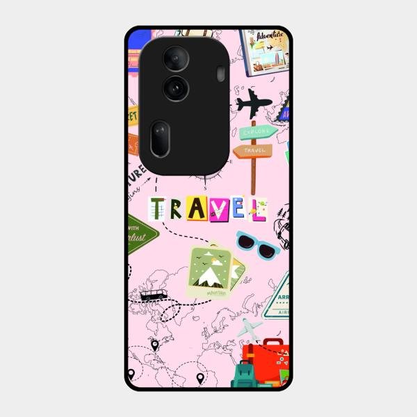Travelogue Treasures Glass Case Cover For Oppo Reno 11 Pro 5G