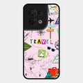 Travelogue Treasures Glass Case Cover For Oppo Reno 8 5G