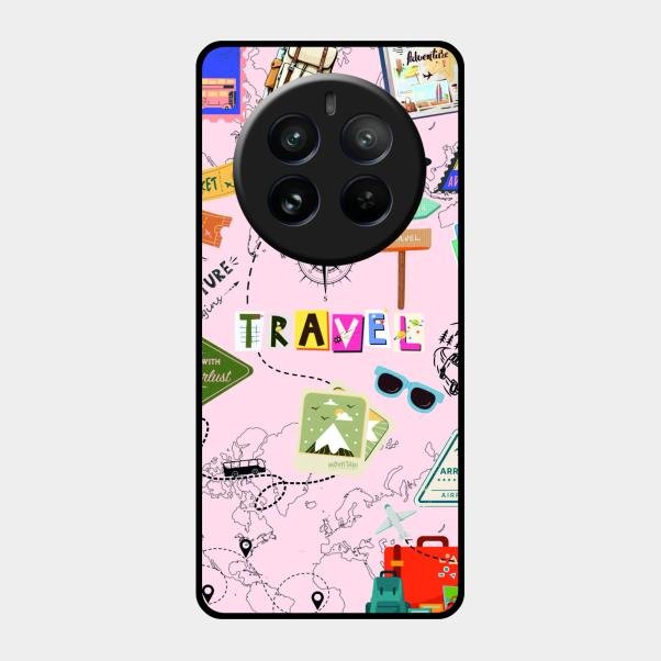 Travelogue Treasures Glass Case Cover For Realme 12 Pro 5G