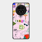 Travelogue Treasures Glass Case Cover For Realme 13 5G