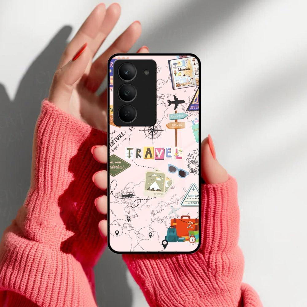 Travelogue Treasures Glass Case Cover For Realme/Narzo - ShopOnCliQ
