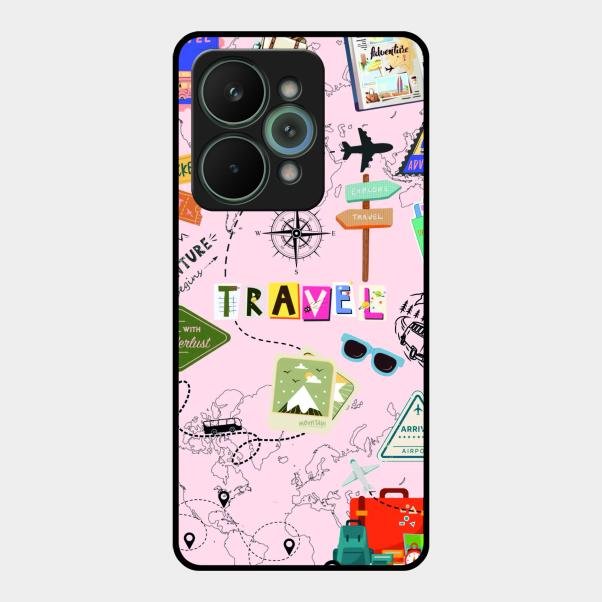 Travelogue Treasures Glass Case Cover For Realme 15 Pro 5G