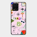 Travelogue Treasures Glass Case Cover For Realme 8 Pro