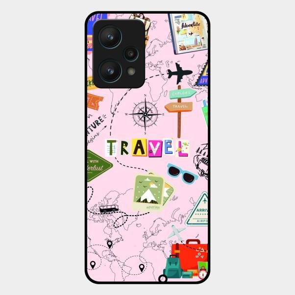 Travelogue Treasures Glass Case Cover For Realme 9 Pro 5G
