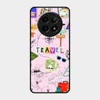 Travelogue Treasures Glass Case Cover For Realme C65 5G