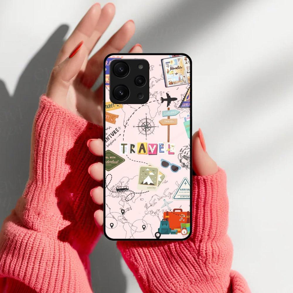 Travelogue Treasures Glass Case Cover For Redmi/Xiaomi - ShopOnCliQ