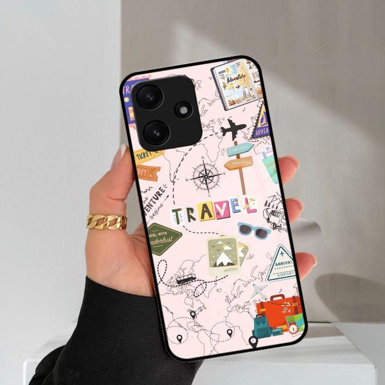Travelogue Treasures Glass Case Cover For Redmi/Xiaomi - ShopOnCliQ