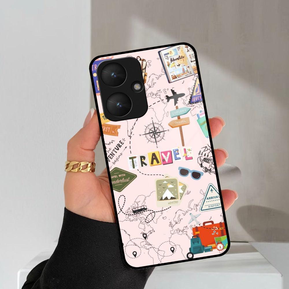 Travelogue Treasures Glass Case Cover For Redmi/Xiaomi - ShopOnCliQ