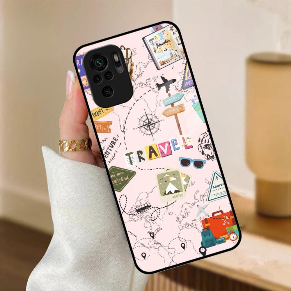 Travelogue Treasures Glass Case Cover For Redmi/Xiaomi - ShopOnCliQ