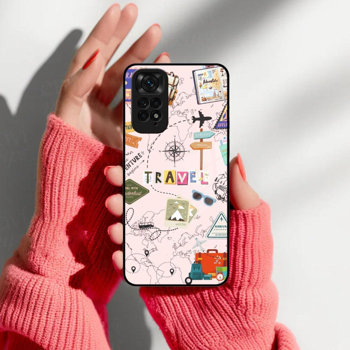 Travelogue Treasures Glass Case Cover For Redmi/Xiaomi - ShopOnCliQ