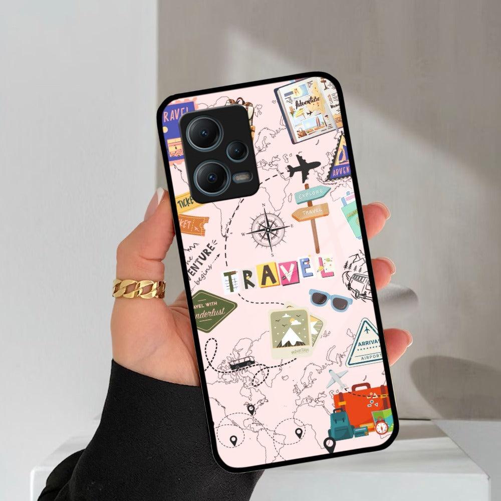 Travelogue Treasures Glass Case Cover For Redmi/Xiaomi - ShopOnCliQ