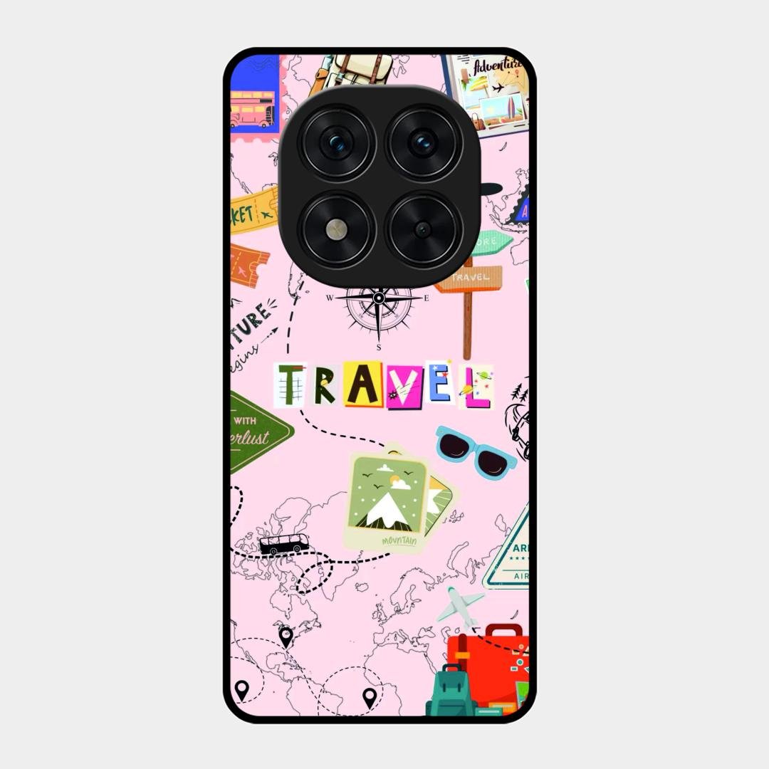 Travelogue Treasures Glass Case Cover For Redmi Note 15 Pro Plus 5G