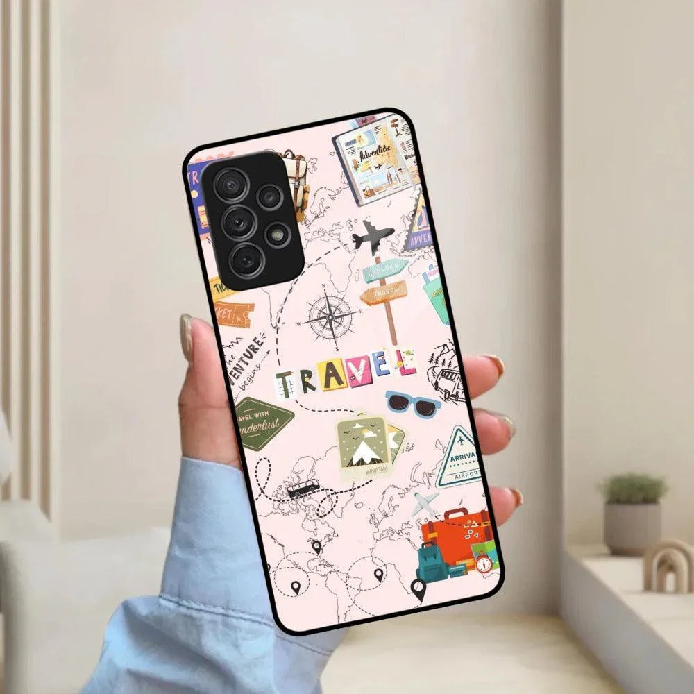 Travelogue Treasures Glass Case Cover for Samsung - ShopOnCliQ