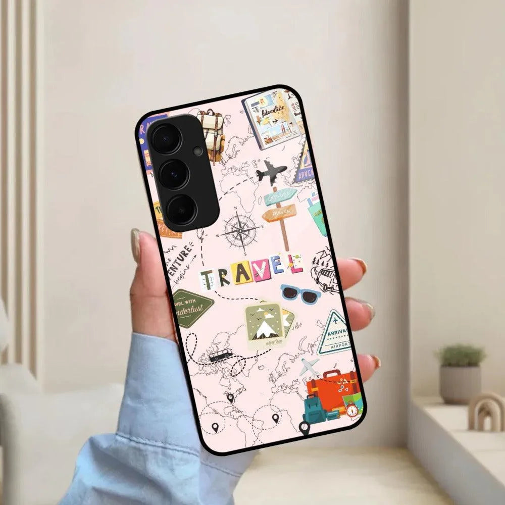 Travelogue Treasures Glass Case Cover for Samsung - ShopOnCliQ