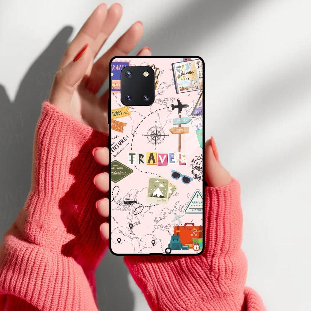 Travelogue Treasures Glass Case Cover for Samsung - ShopOnCliQ