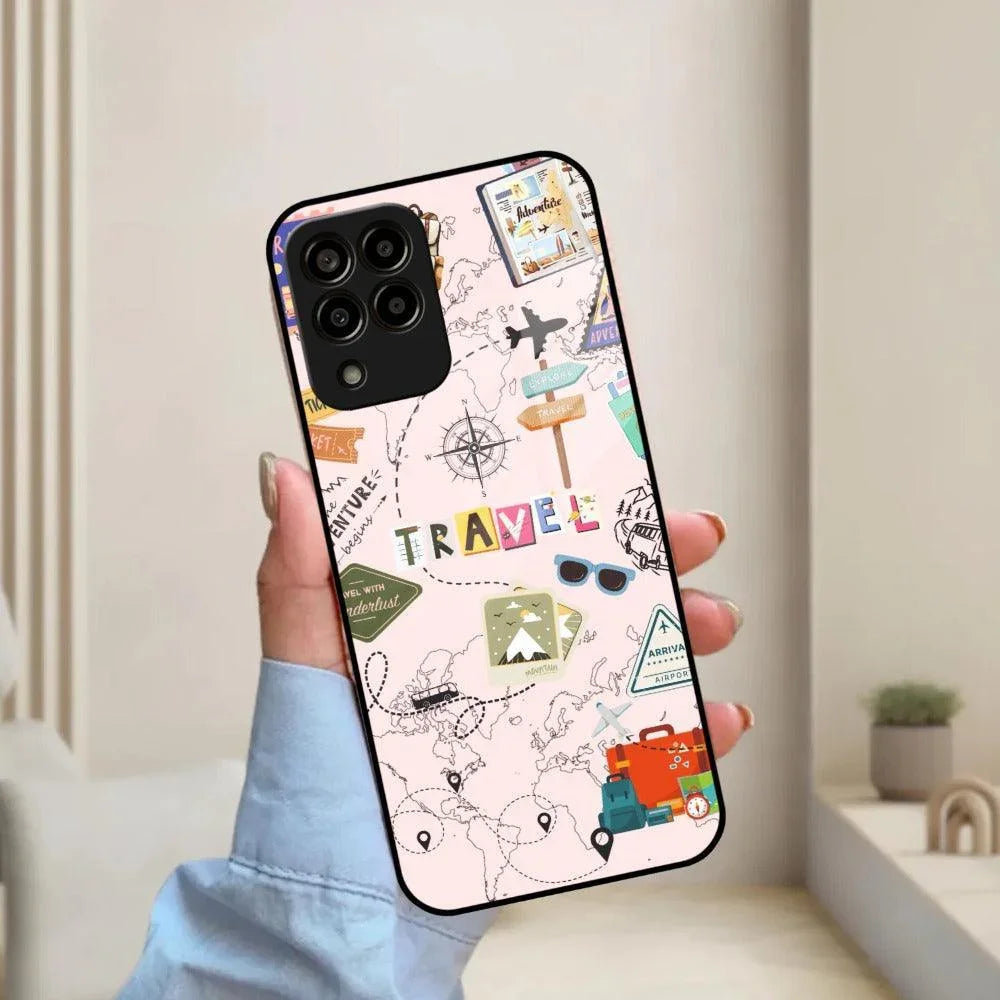 Travelogue Treasures Glass Case Cover for Samsung - ShopOnCliQ