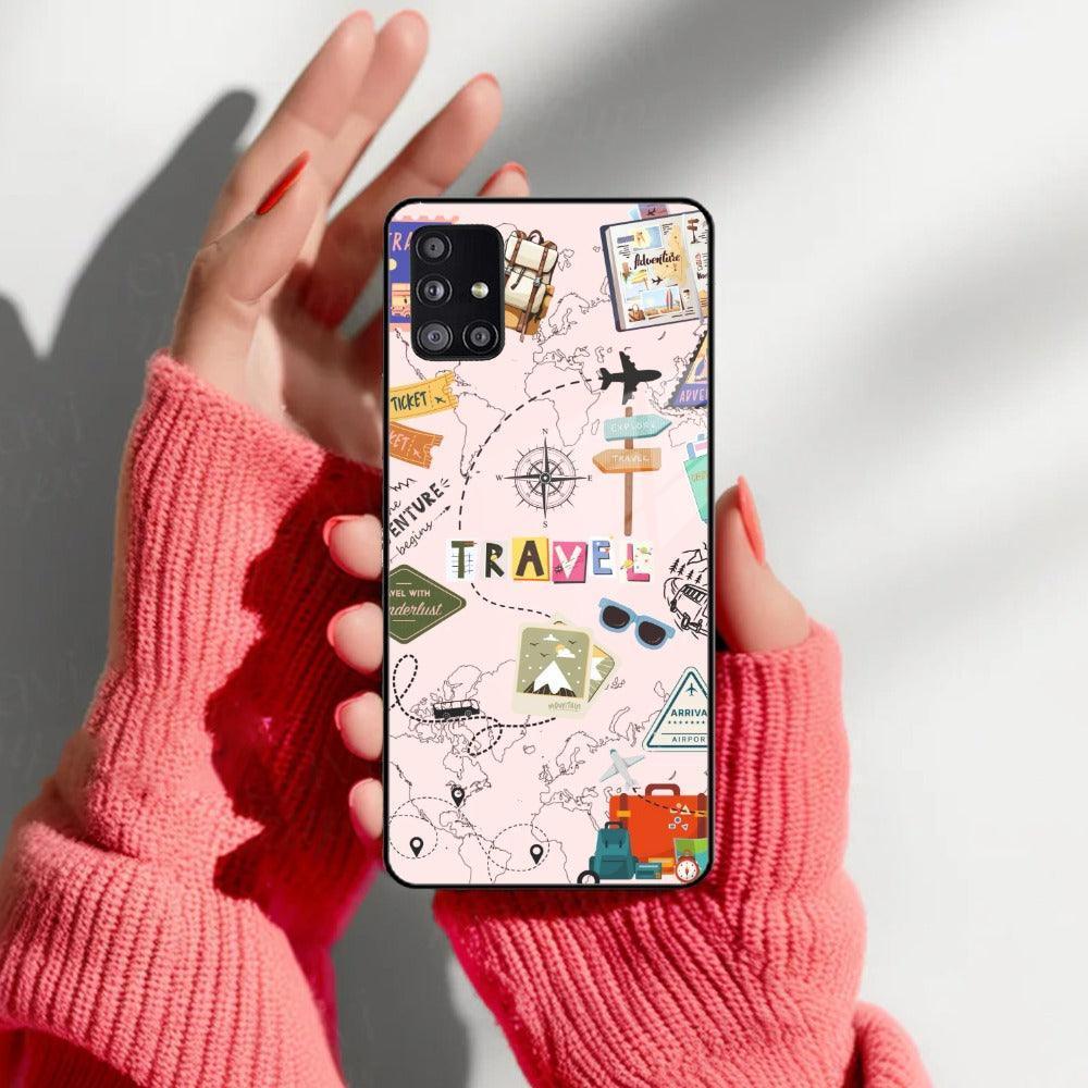 Travelogue Treasures Glass Case Cover for Samsung - ShopOnCliQ