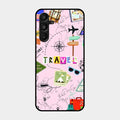 Travelogue Treasures Glass Case Cover For Samsung Galaxy A16 5G