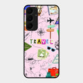 Travelogue Treasures Glass Case Cover For Samsung Galaxy A35 5G