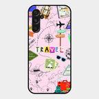 Travelogue Treasures Glass Case Cover For Samsung Galaxy M34 5G