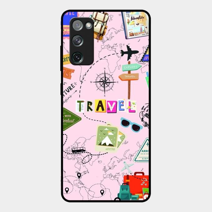 Travelogue Treasures Glass Case Cover For Samsung Galaxy S20 Fe 5G
