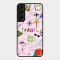 Travelogue Treasures Glass Case Cover For Samsung Galaxy S22 5G