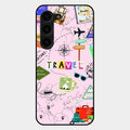 Travelogue Treasures Glass Case Cover For Samsung Galaxy S23 Plus 5G