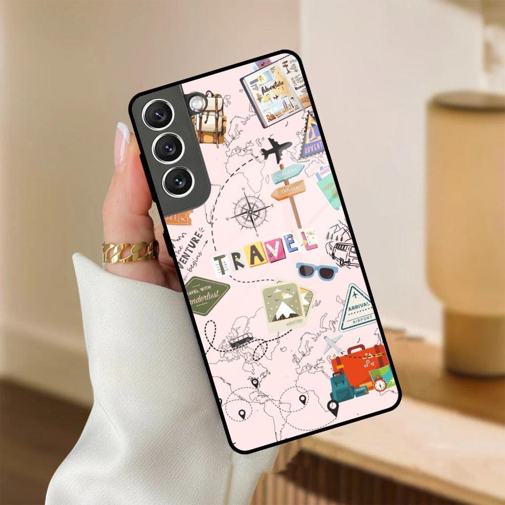 Travelogue Treasures Glass Case Cover for Samsung - ShopOnCliQ