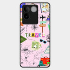 Travelogue Treasures Glass Case Cover For Vivo T2 Pro 5G
